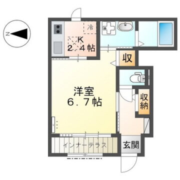 兵庫県姫路市勝原区宮田 網干駅 1K アパート 賃貸物件詳細