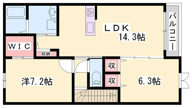 兵庫県姫路市四郷町東阿保 東姫路駅 2LDK アパート 賃貸物件詳細