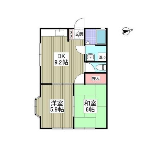 千葉県鎌ヶ谷市鎌ケ谷３ 鎌ヶ谷大仏駅 2DK アパート 賃貸物件詳細