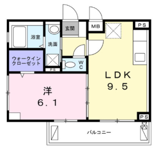 ウエスト　シックス 3階 1LDK 賃貸物件詳細