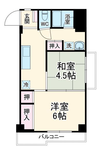 埼玉県さいたま市浦和区領家６ 北浦和駅 2K マンション 賃貸物件詳細