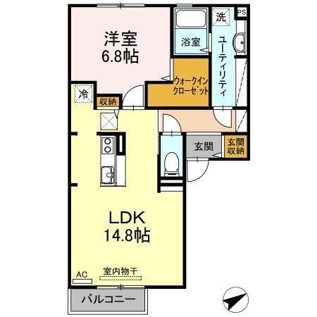 鳥取県米子市皆生３ 東山公園駅 1LDK アパート 賃貸物件詳細