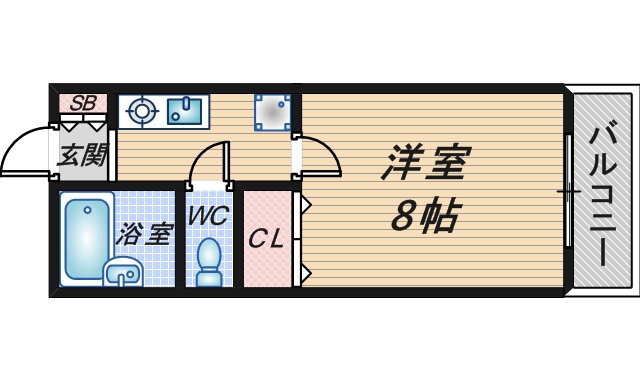 大阪府豊中市曽根東町２ 曽根駅 1K アパート 賃貸物件詳細