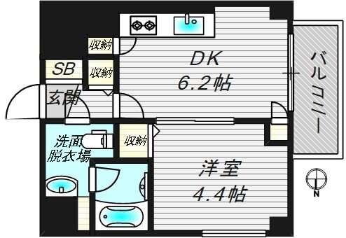 兵庫県伊丹市中央４ 伊丹駅 1DK マンション 賃貸物件詳細