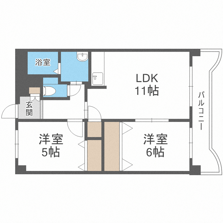 北海道札幌市中央区北七条西１５ 桑園駅 2LDK マンション 賃貸物件詳細