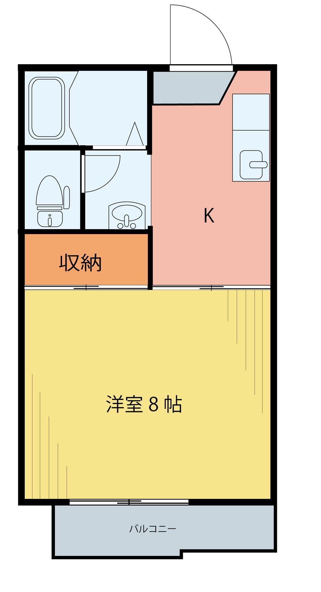 宮城県仙台市若林区三百人町 連坊駅 1K アパート 賃貸物件詳細
