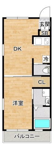 ガーデンヒルズ箕面 1階 1DK 賃貸物件詳細