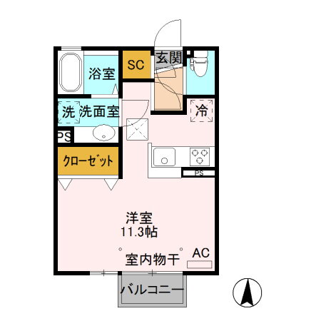 茨城県古河市諸川 古河駅 ワンルーム アパート 賃貸物件詳細
