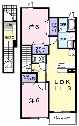 高知県香南市野市町西野 のいち駅 2LDK アパート 賃貸物件詳細