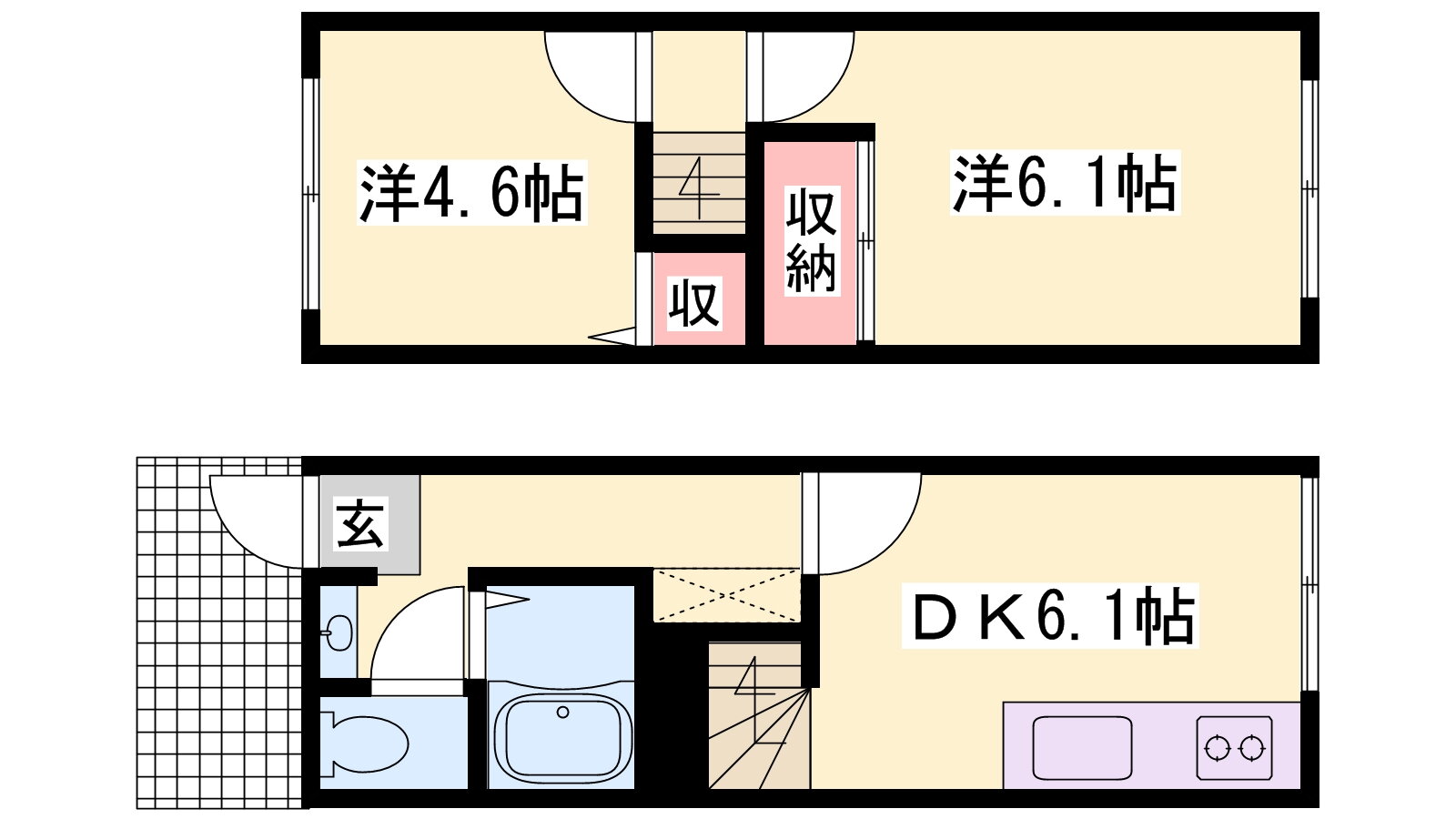 兵庫県姫路市辻井２ 播磨高岡駅 2DK アパート 賃貸物件詳細