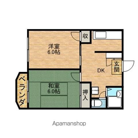茨城県鹿嶋市大字港ケ丘 鹿島神宮駅 2DK アパート 賃貸物件詳細