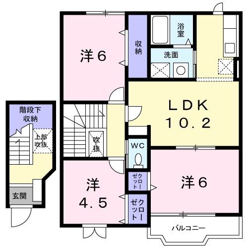 ブリッサ 2階 3LDK 賃貸物件詳細