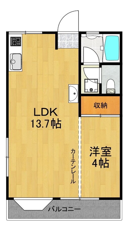 神奈川県川崎市中原区市ノ坪 平間駅 1LDK アパート 賃貸物件詳細