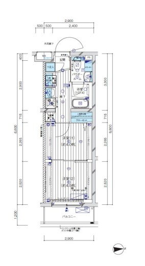 東京都品川区大井７ 大森駅 1DK マンション 賃貸物件詳細