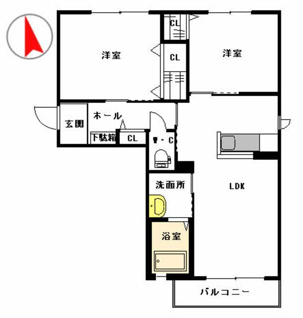 熊本県八代市鏡町下有佐 2LDK アパート 賃貸物件詳細