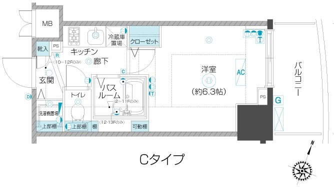 東京都板橋区大山東町 板橋区役所前駅 1K マンション 賃貸物件詳細