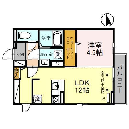 ルミナス奥井 2階 1LDK 賃貸物件詳細