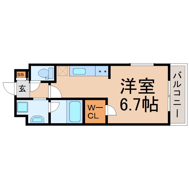 兵庫県西宮市浜甲子園１ 甲子園駅 1K マンション 賃貸物件詳細