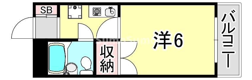 兵庫県西宮市里中町２ 鳴尾・武庫川女子大前駅 1K アパート 賃貸物件詳細