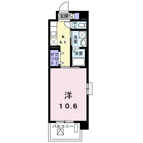 熊本県八代市田中西町 八代駅 1K マンション 賃貸物件詳細