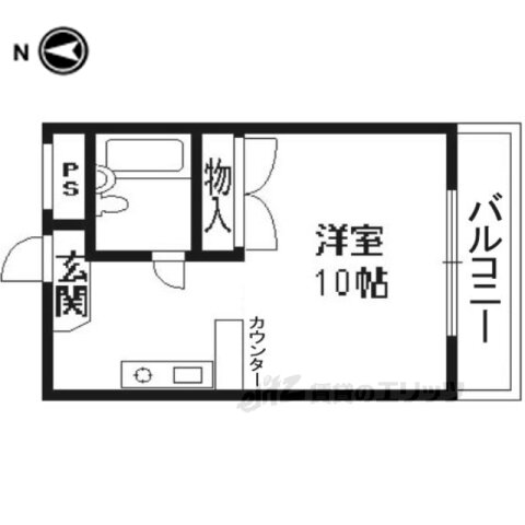 京都府城陽市枇杷庄島ノ宮 富野荘駅 ワンルーム マンション 賃貸物件詳細