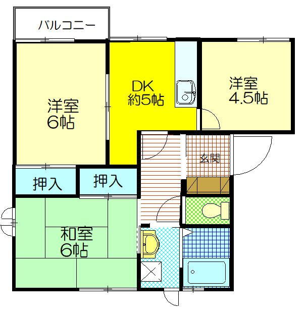 兵庫県明石市朝霧町３ 朝霧駅 3DK マンション 賃貸物件詳細