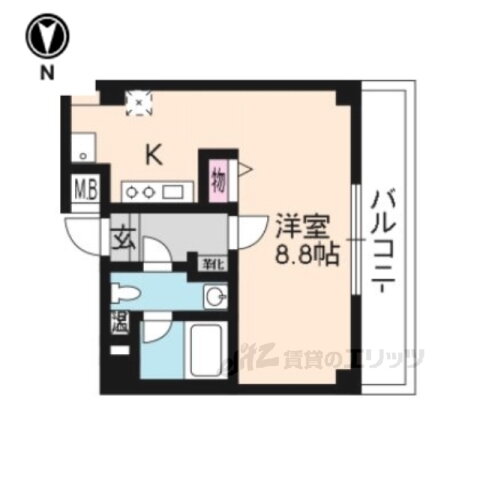 京都府京都市下京区綾大宮町 大宮駅 ワンルーム マンション 賃貸物件詳細