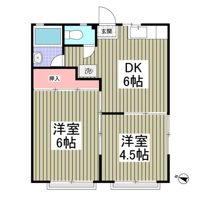 埼玉県川口市北原台１ 東川口駅 2DK アパート 賃貸物件詳細