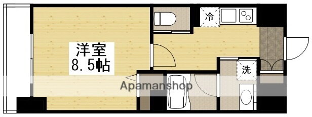 岡山県岡山市北区昭和町 岡山駅 1K マンション 賃貸物件詳細