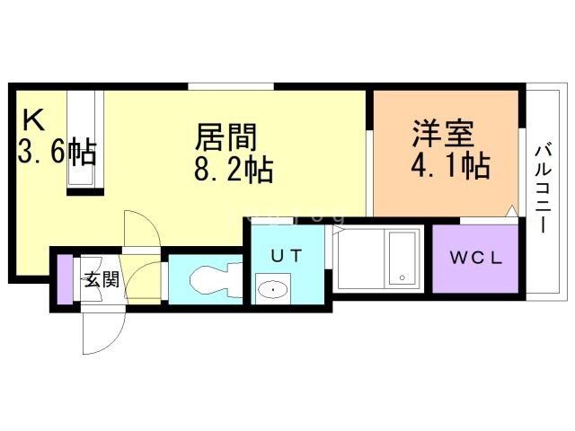 ＴＯＷＡ北広島 4階 1LDK 賃貸物件詳細