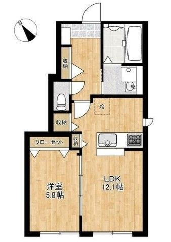 ＭＩＹＡＢＩ　ＴＷＯ 1階 1LDK 賃貸物件詳細