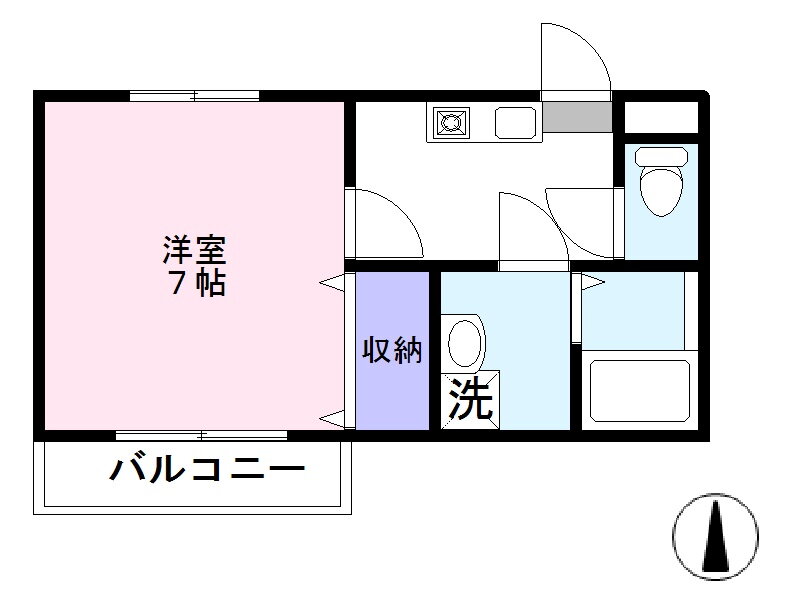 千葉県松戸市小金 北小金駅 1K アパート 賃貸物件詳細