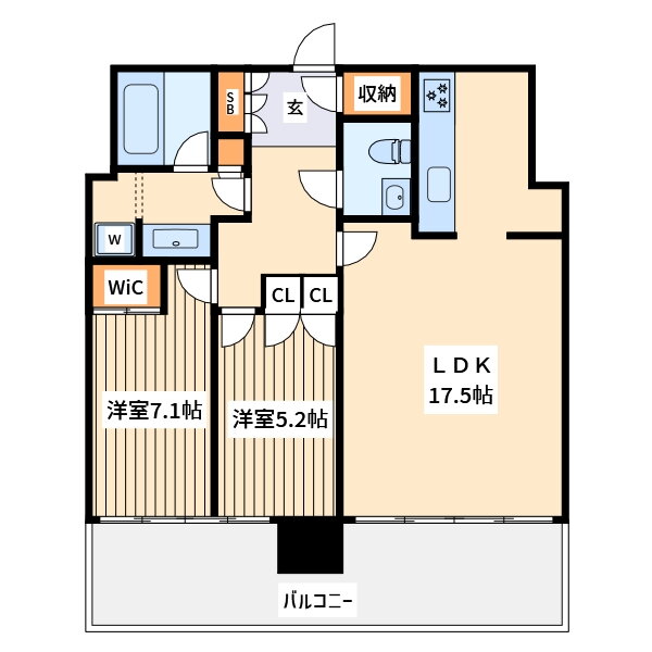 神奈川県横浜市西区みなとみらい４ みなとみらい駅 2LDK マンション 賃貸物件詳細