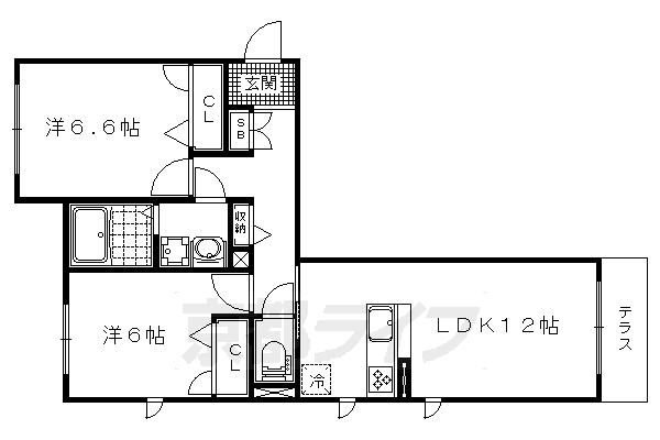 京都府京都市伏見区日野馬場出町 石田駅 2LDK アパート 賃貸物件詳細