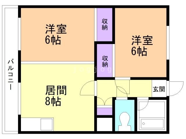 北海道札幌市清田区北野二条１ 南郷１８丁目駅 2LDK マンション 賃貸物件詳細