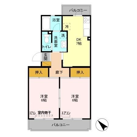 埼玉県熊谷市久下３ 行田駅 2DK マンション 賃貸物件詳細