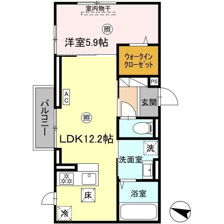 Ｓ＆Ｔ　Ｇｒａｃｅ　Ｓｑｕａｒｅ（エス＆ティ　グレース　スクエア） 1階 1LDK 賃貸物件詳細