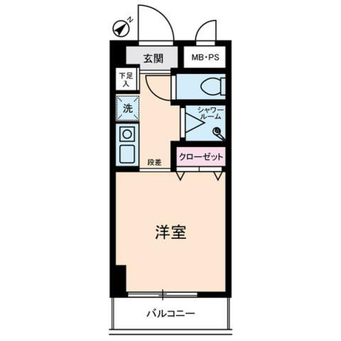 アムス川崎（旧モナークマンション川崎） 3階 ワンルーム 賃貸物件詳細