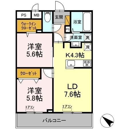 千葉県千葉市中央区新宿１ 千葉駅 2LDK マンション 賃貸物件詳細