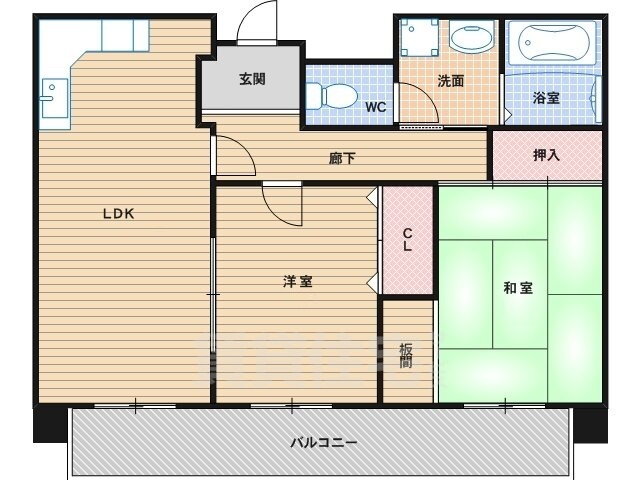 エクレール 2階 2LDK 賃貸物件詳細