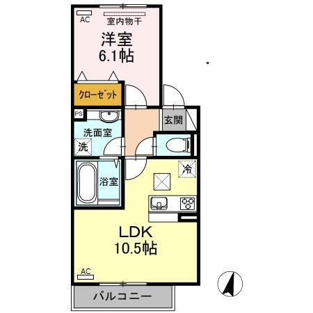 岡山県岡山市南区泉田５ 東中央町駅 1LDK アパート 賃貸物件詳細