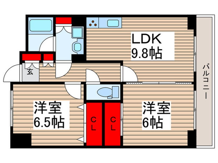 千葉県松戸市松戸 松戸駅 2LDK マンション 賃貸物件詳細