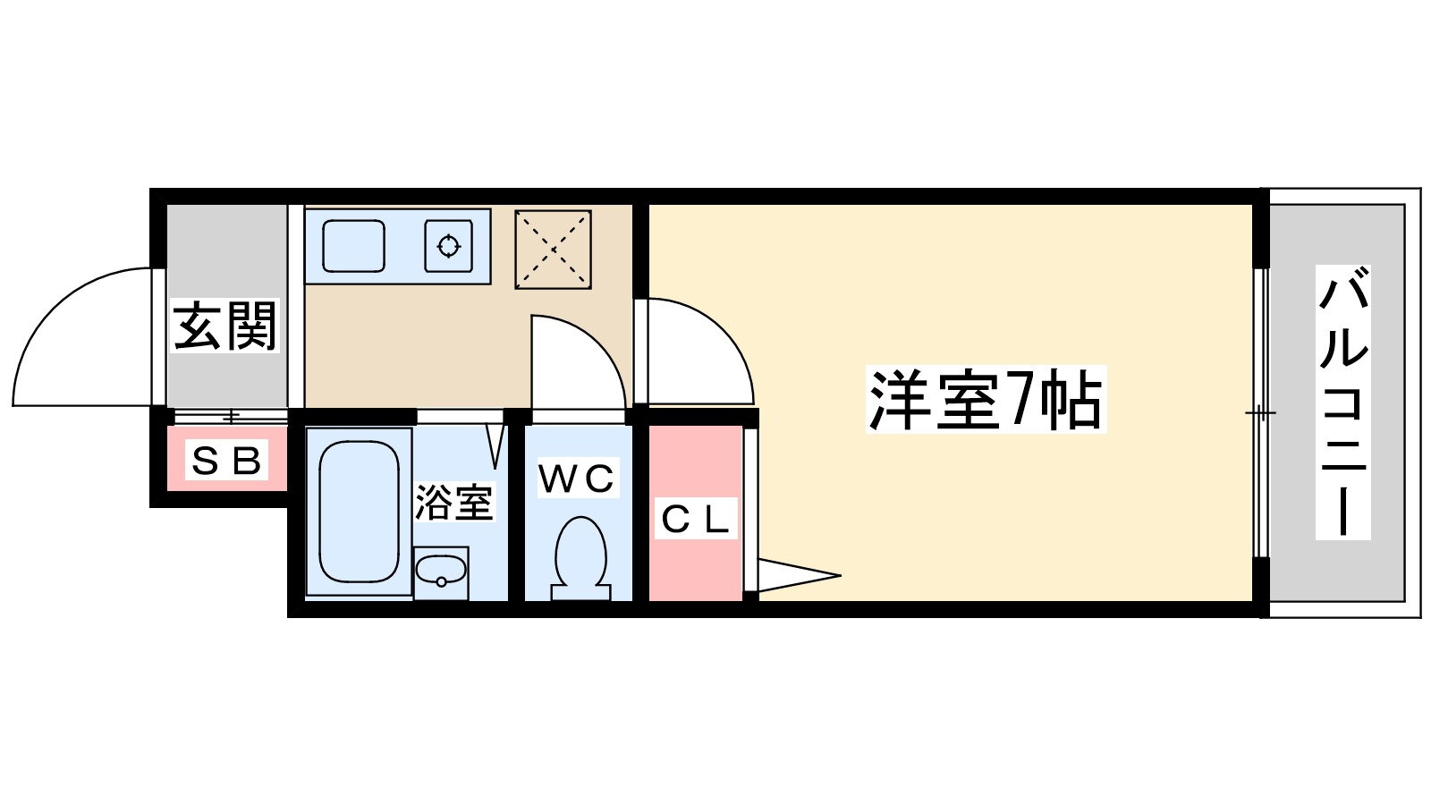 大阪府大阪市東淀川区下新庄３ 下新庄駅 1K マンション 賃貸物件詳細