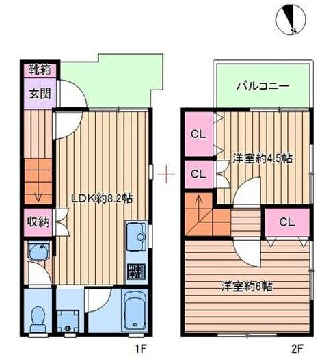 千葉県浦安市当代島２ 浦安駅 2LDK 一戸建て 賃貸物件詳細
