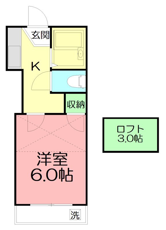 神奈川県秦野市渋沢２ 渋沢駅 1K アパート 賃貸物件詳細