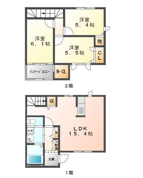 兵庫県姫路市北平野２ 野里駅 3LDK アパート 賃貸物件詳細