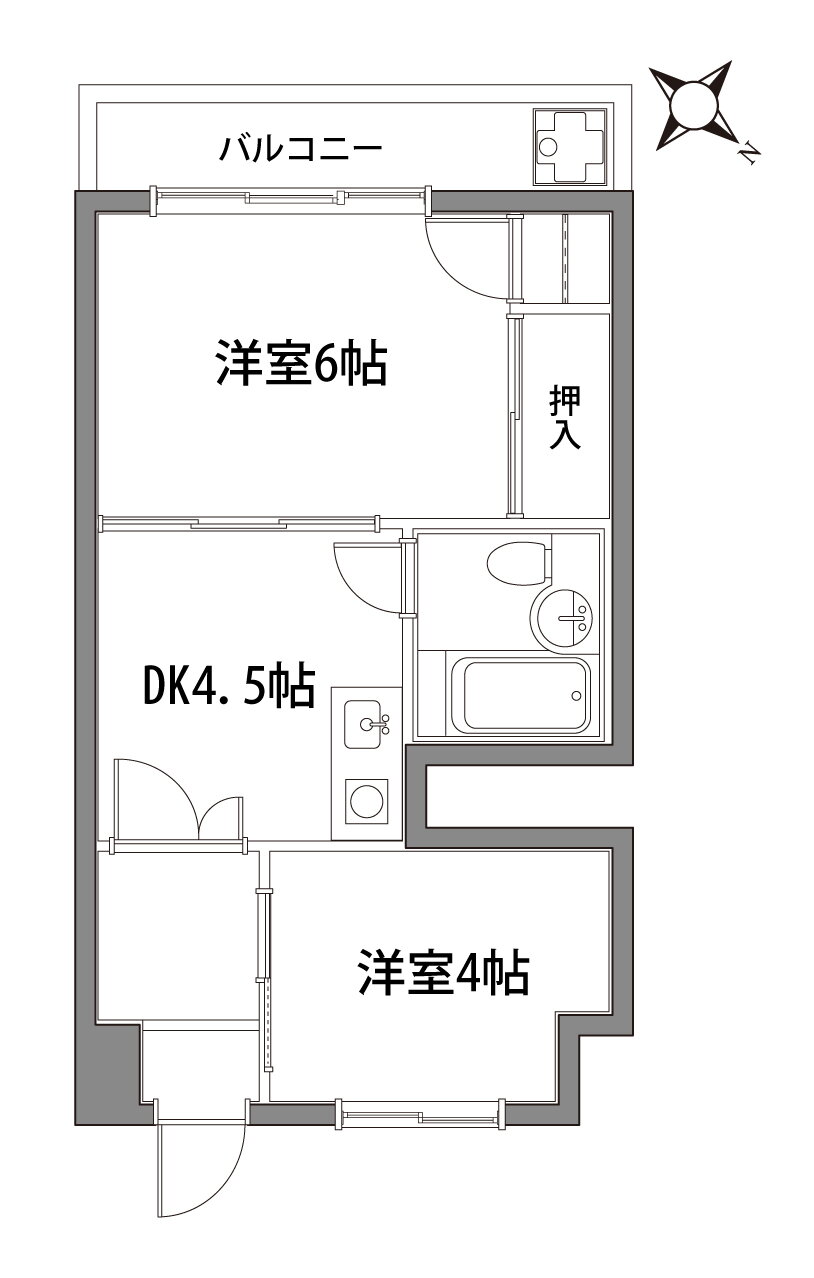 東京都江東区新大橋１ 森下駅 2DK マンション 賃貸物件詳細