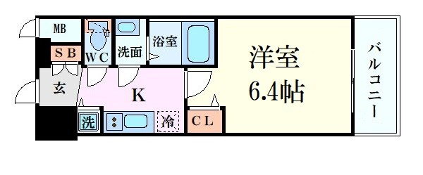 大阪府大阪市西区九条３ 九条駅 1K マンション 賃貸物件詳細