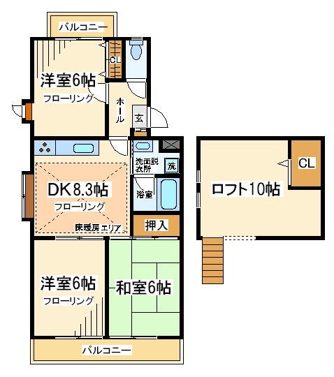 東京都三鷹市牟礼５ 三鷹台駅 3SDK アパート 賃貸物件詳細