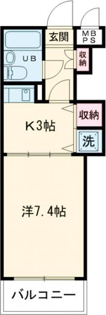 東京都葛飾区西亀有３ 綾瀬駅 1K マンション 賃貸物件詳細